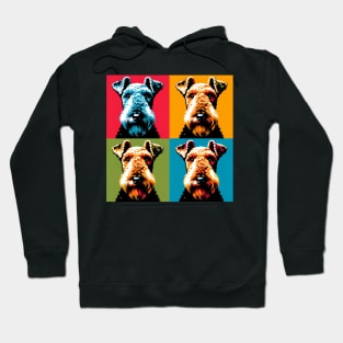 Airedale Terrier Pop Art - Dog Lovers Hoodie